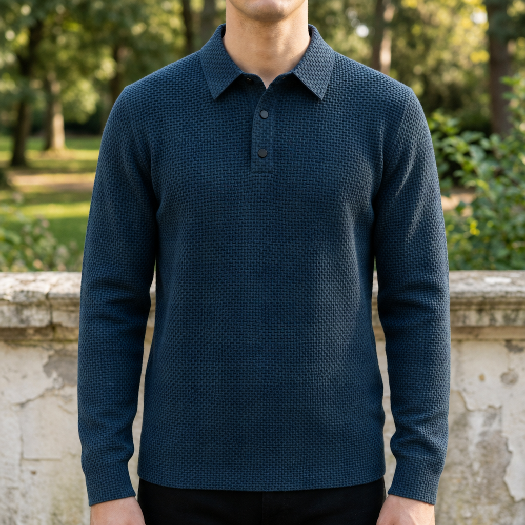 Gabriele | Polo Uomo in Maglia Testurizzata