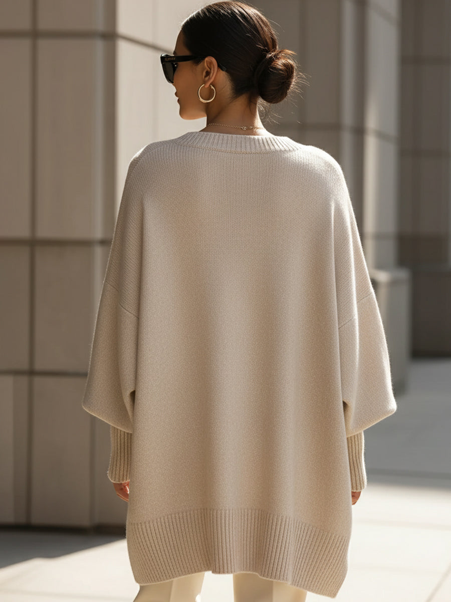 Beatrice | Maglione Donna Oversize Asimmetrico