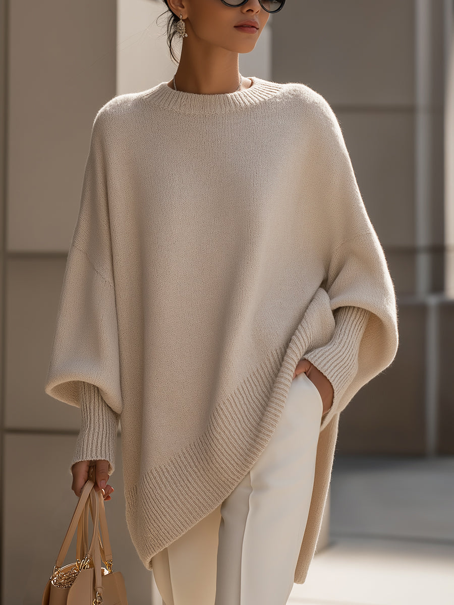 Beatrice | Maglione Donna Oversize Asimmetrico