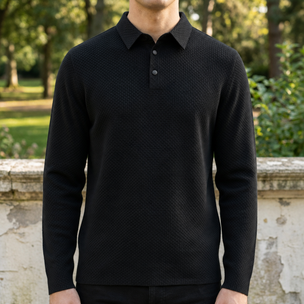 Gabriele | Polo Uomo in Maglia Testurizzata