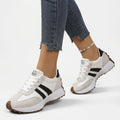 Sneaker donna retrò con suola ammortizzata