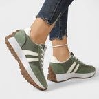 Sneaker donna retrò con suola ammortizzata