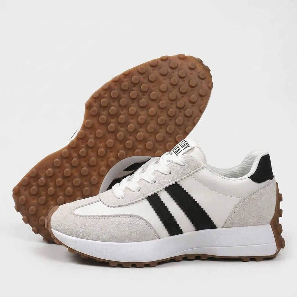 Sneaker donna retrò con suola ammortizzata