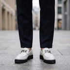 Simone | Mocassini Uomo con Texture Coccodrillo