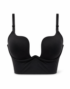 Reggiseno push up donna con spalline trasparenti