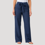 Pantaloni donna leggeri ampi con coulisse