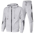 Tuta da uomo con zip e cappuccio