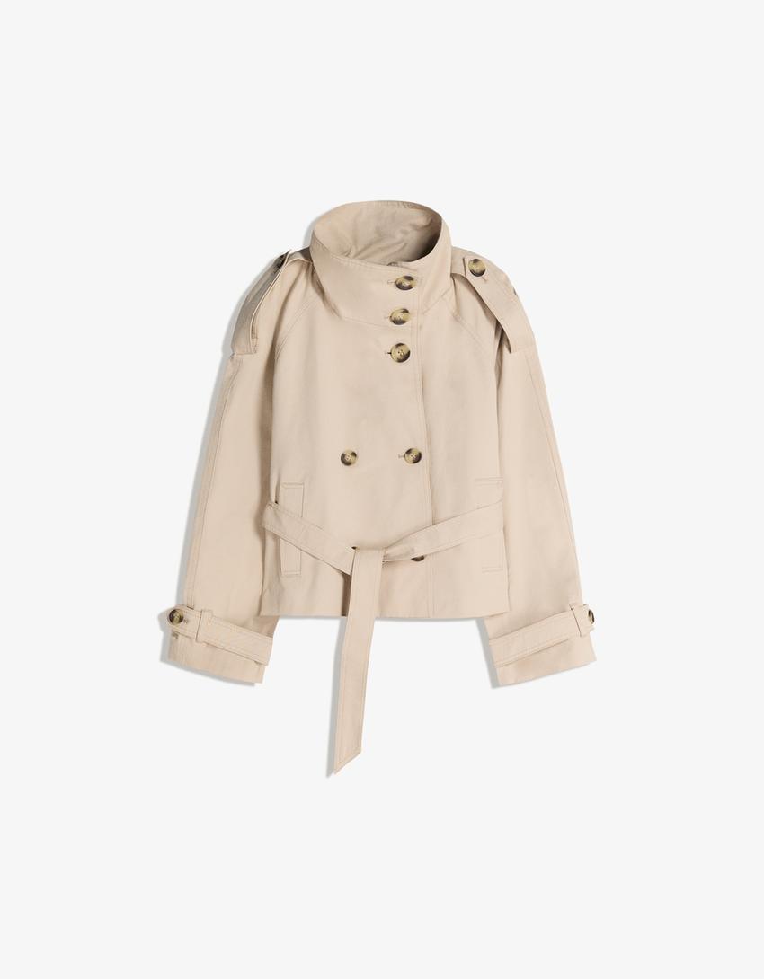 Trench da donna con cintura