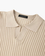 Polo uomo in maglia con maniche corte