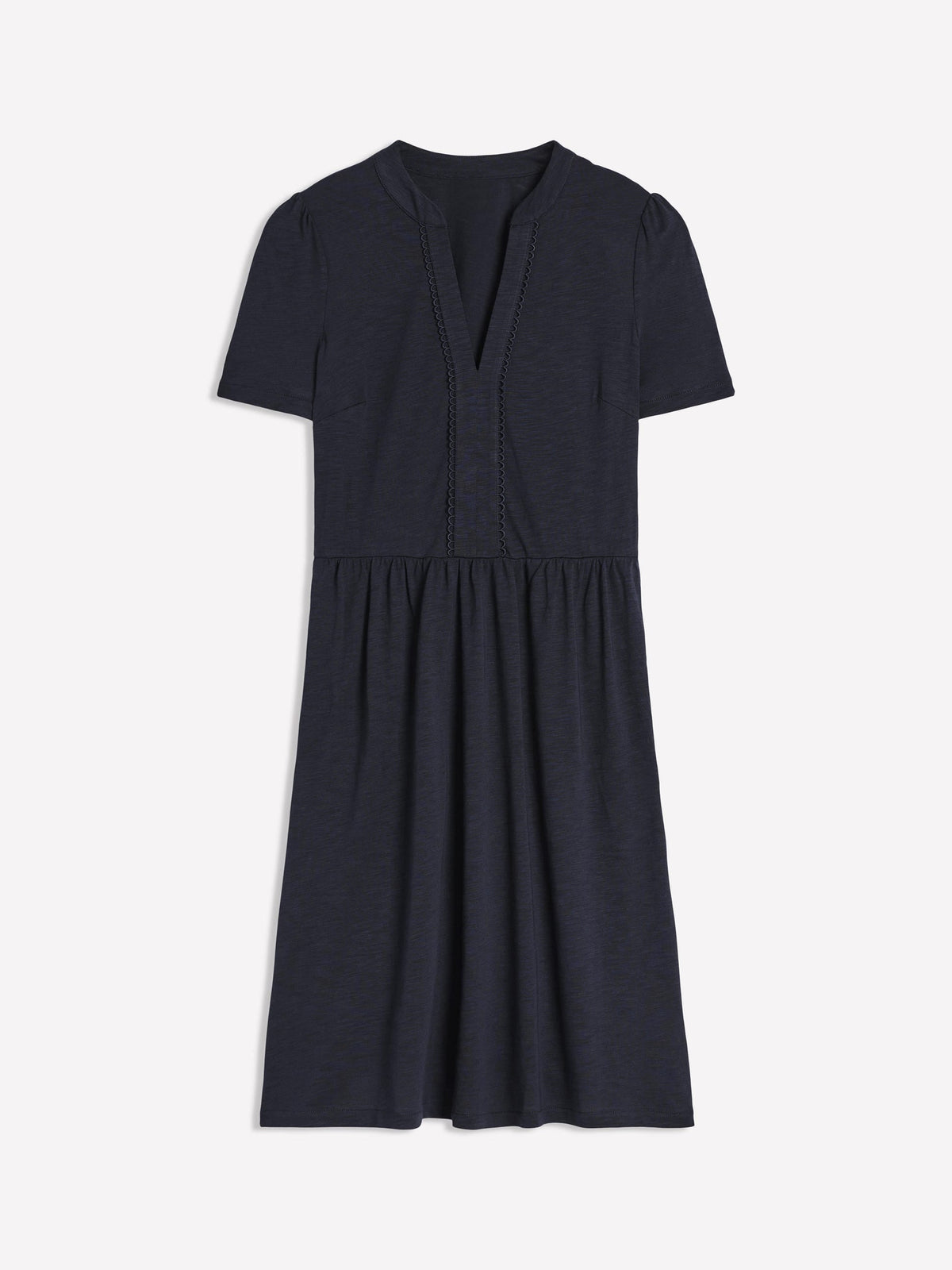 Flavia | Abito Donna a Maniche Corte Blu Navy