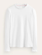 Camilla | Top Donna con Dettaglio Volant