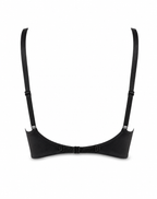 Reggiseno push up donna con spalline trasparenti