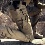 Pantaloni cargo uomo per il trekking con ginocchia rinforzate