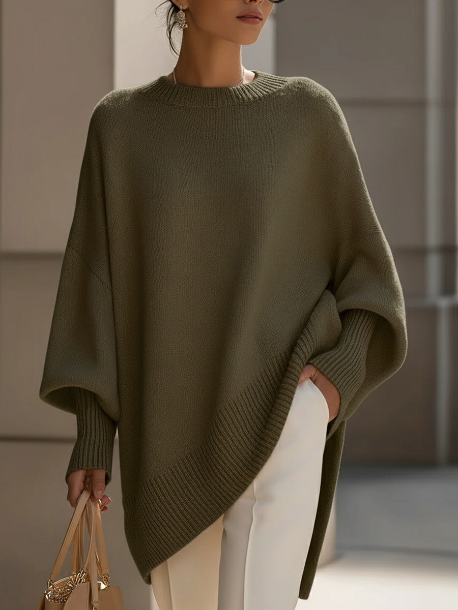 Beatrice | Maglione Donna Oversize Asimmetrico