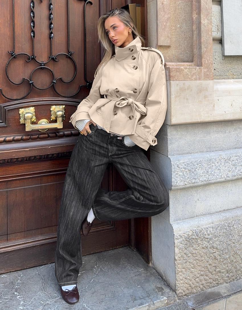 Trench da donna con cintura