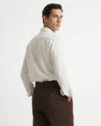 Pantaloni uomo da abito con pince e risvolto