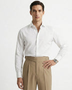 Pantaloni uomo da abito con pince e risvolto