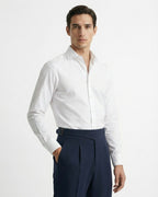 Pantaloni uomo da abito con pince e risvolto