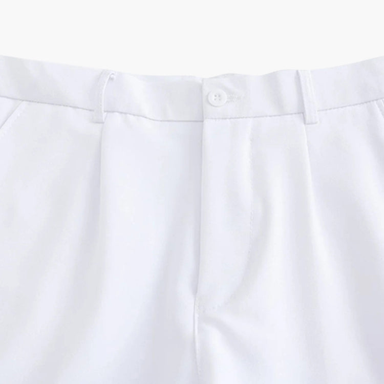 Pantaloni uomo con pince e gamba dritta