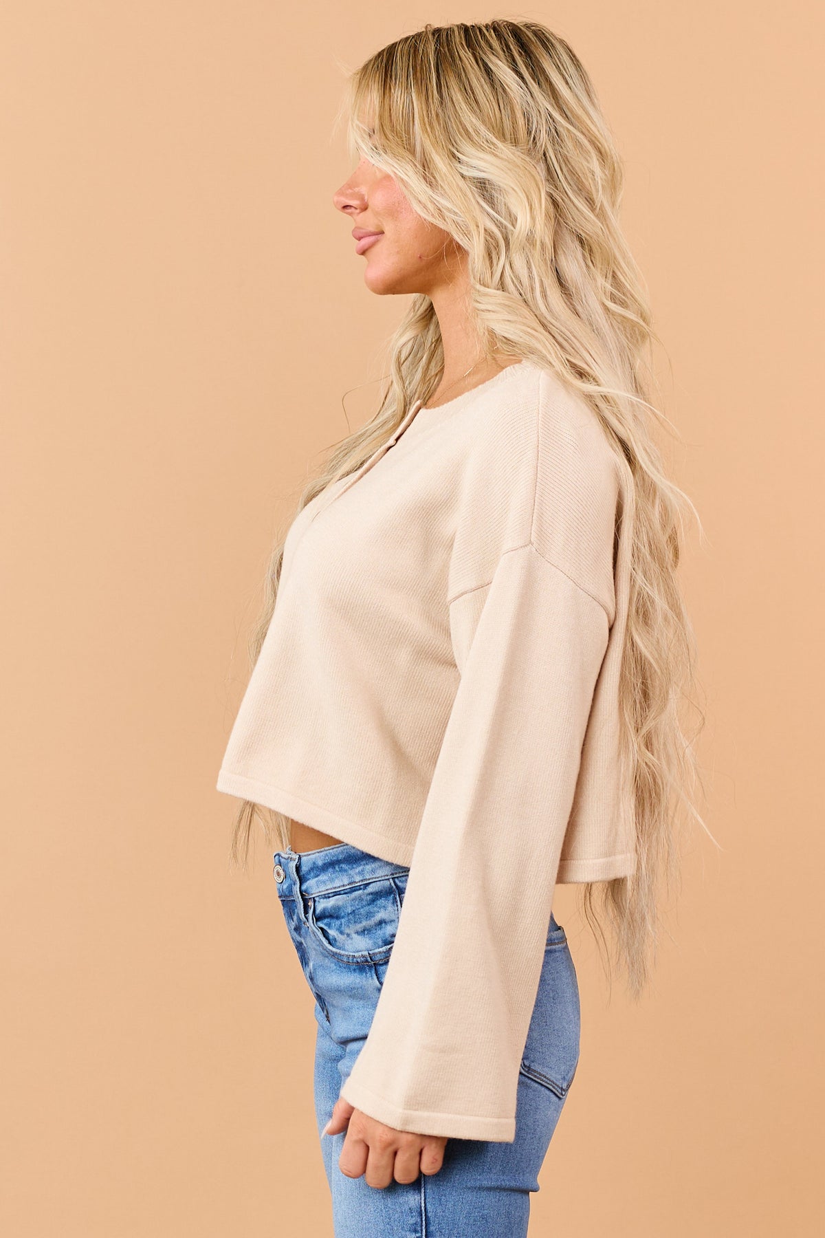 Ludovica | Cardigan Donna Corto in Maglia con Bottoni