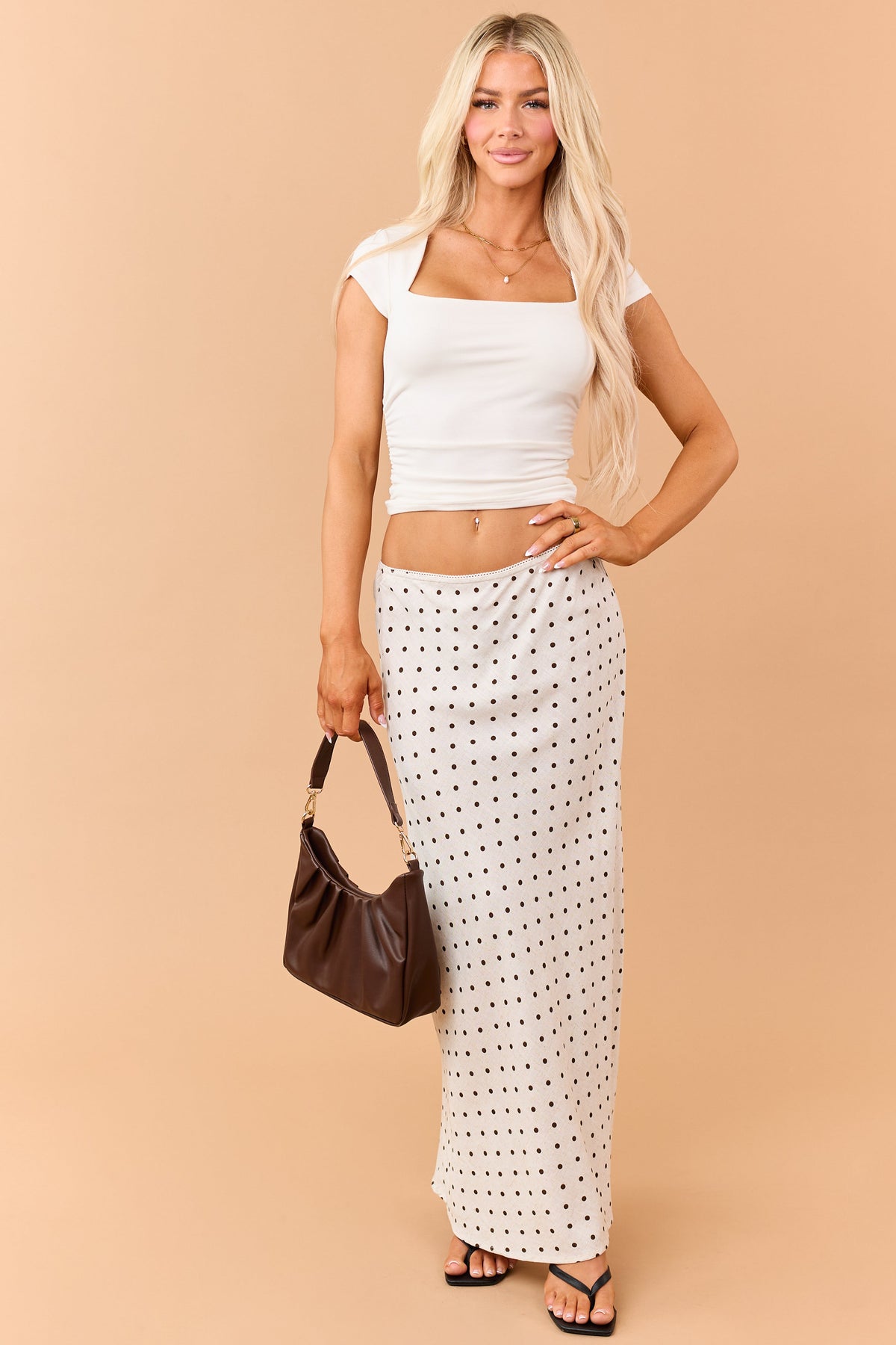 Ginevra | Gonna Maxi Donna a Pois