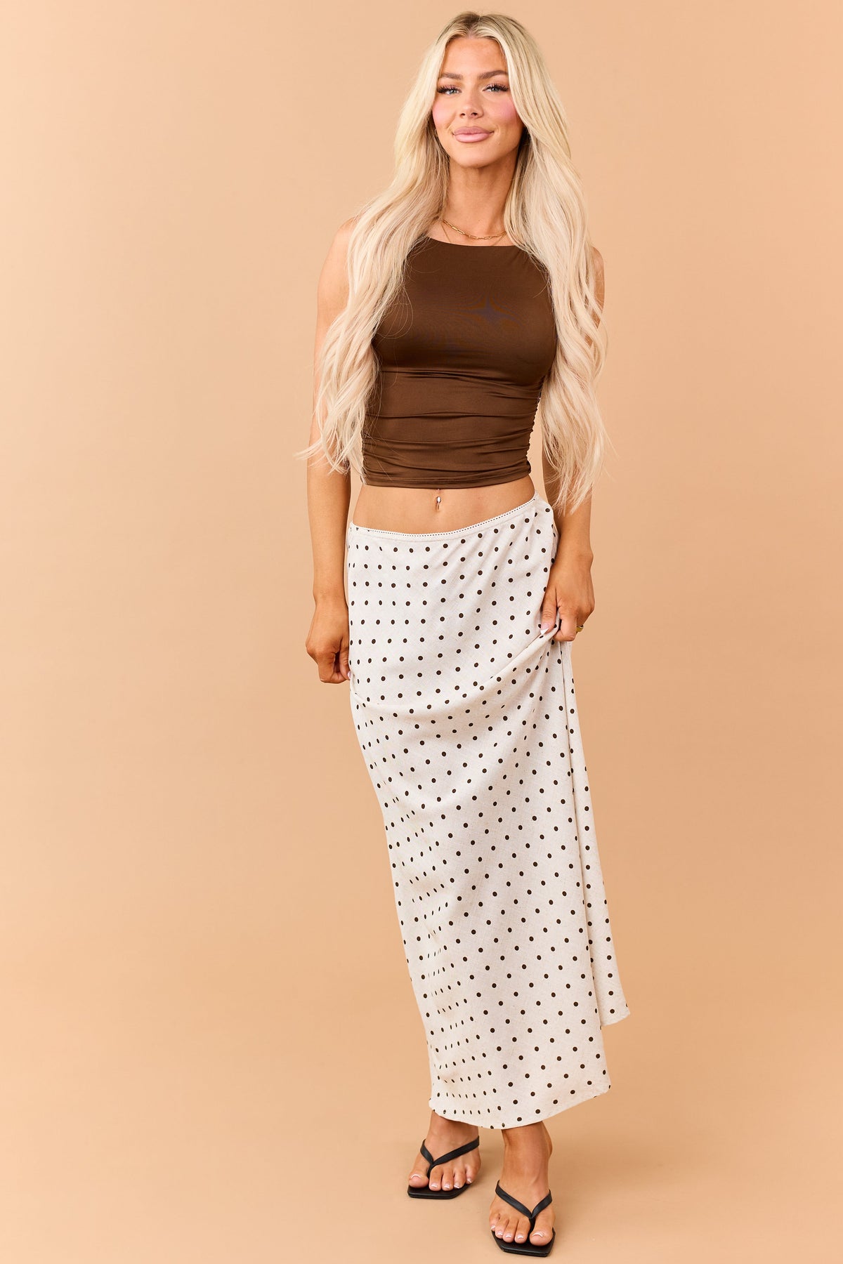 Ginevra | Gonna Maxi Donna a Pois