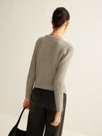 Bea | Cardigan con bottoni e spacco