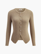 Bea | Cardigan con bottoni e spacco