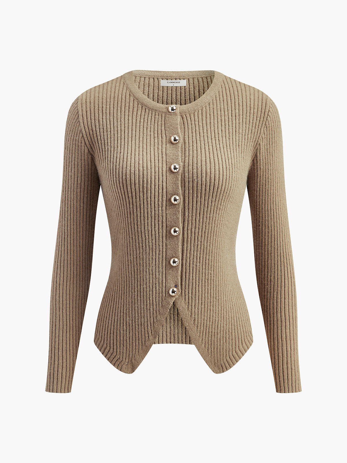 Bea | Cardigan con bottoni e spacco