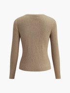 Bea | Cardigan con bottoni e spacco