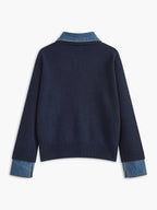 Brianne | Maglione 2 in 1 con colletto e vestibilità morbida