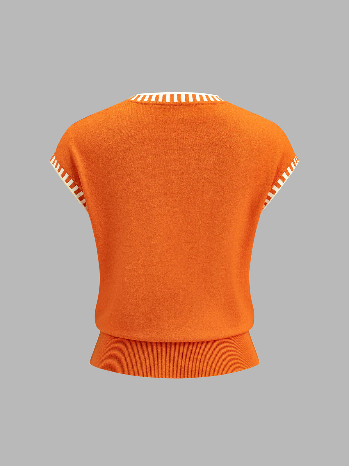 Lilia | Top in maglia con bordi a contrasto