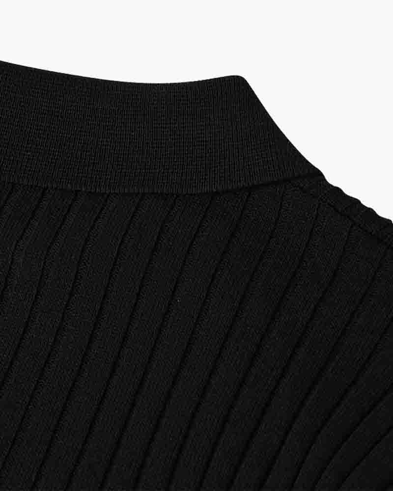 Polo uomo in maglia con maniche corte