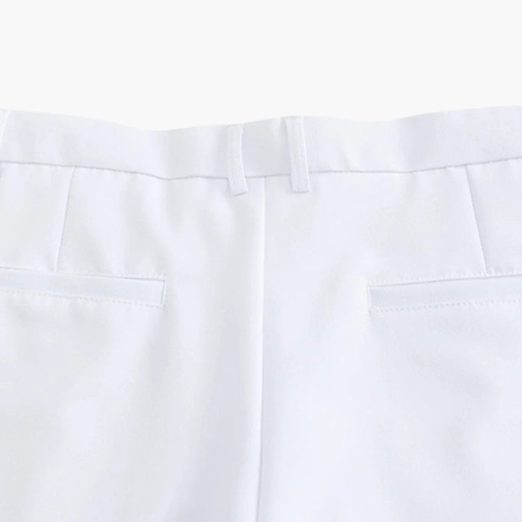Pantaloni uomo con pince e gamba dritta