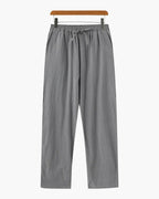 Pantaloni donna ampi con coulisse effetto crespo