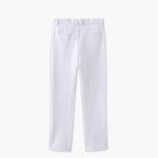 Pantaloni uomo con pince e gamba dritta
