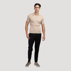 Polo uomo in maglia con maniche corte