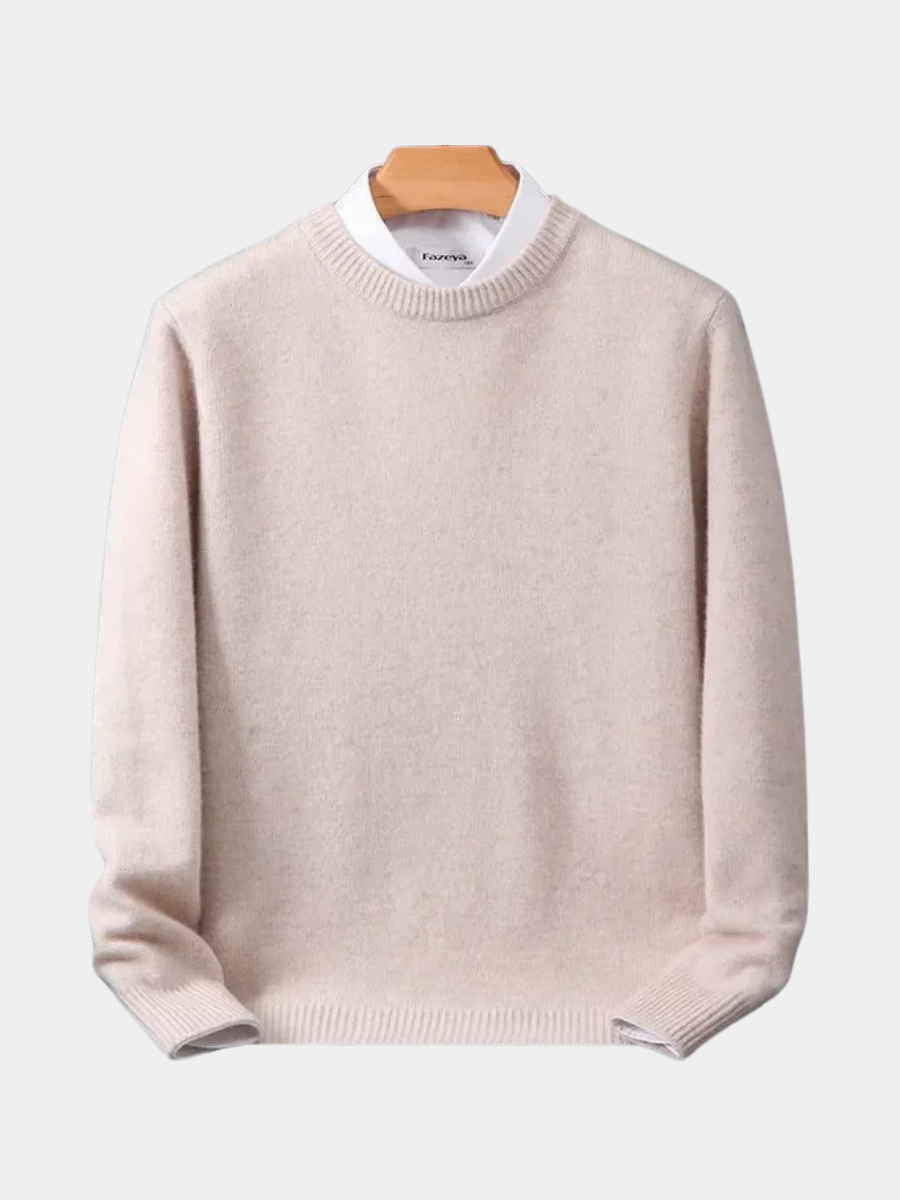 Maglione uomo in cashmere girocollo