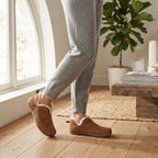Pantofole donna con fodera calda e suola antiscivolo