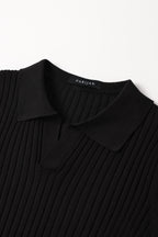 Polo uomo in maglia con maniche corte