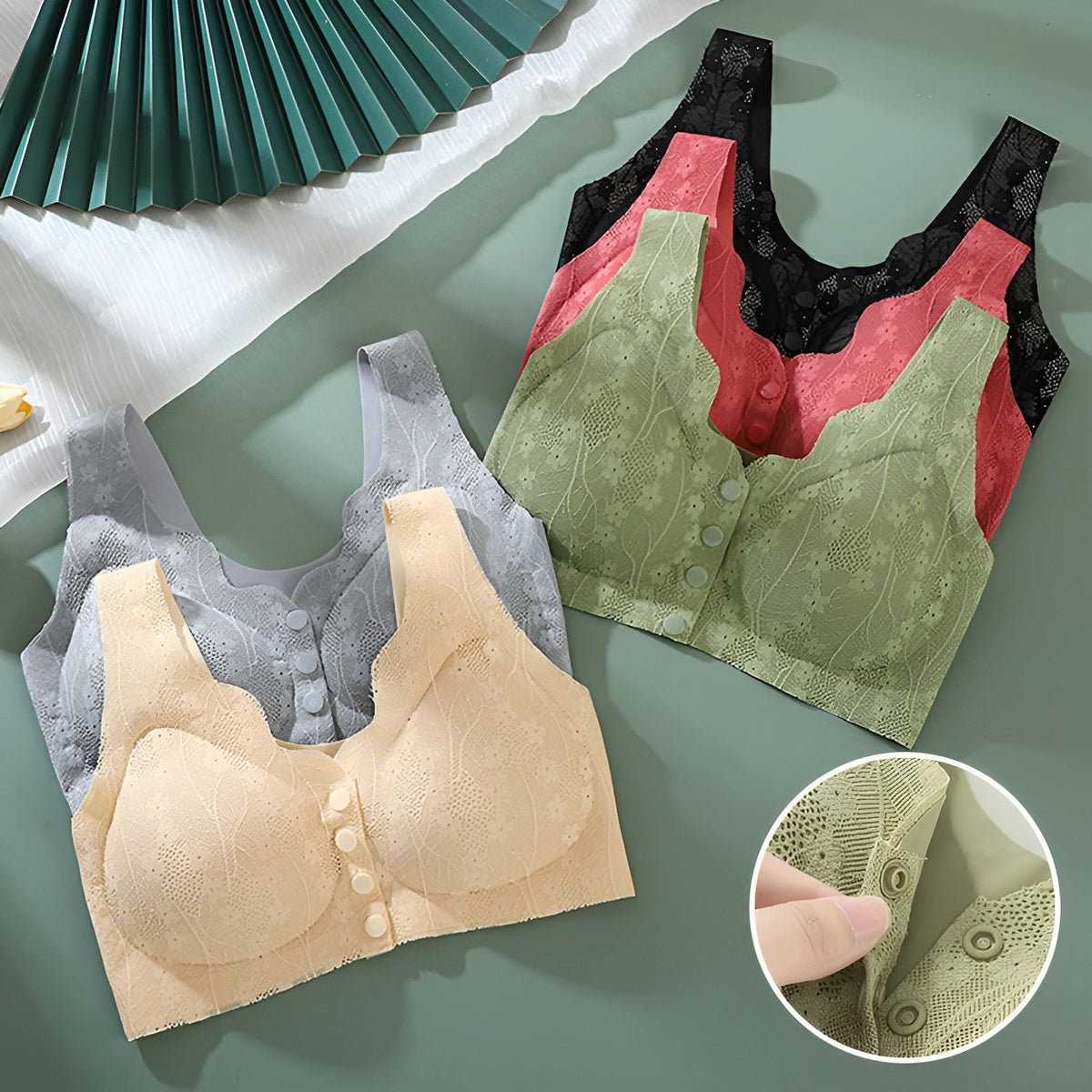 Reggiseno donna con chiusura frontale