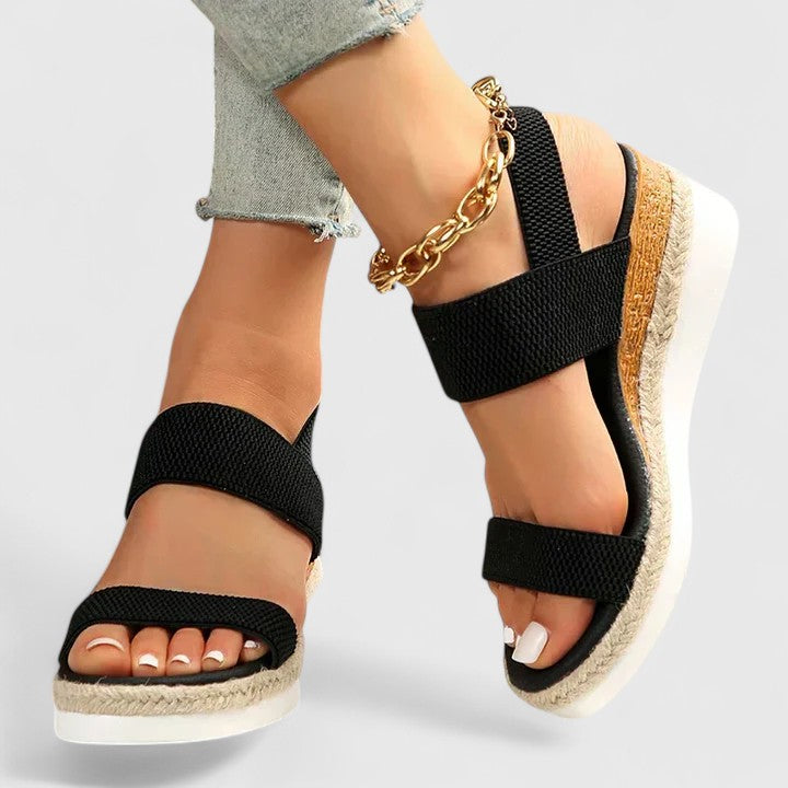 Mirella | Sandali Donna con Fasce Elastiche