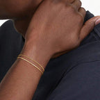 Bracciale uomo set 2 pezzi regolabile