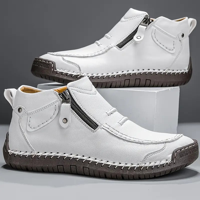 Scarpe uomo ergonomiche con zip laterale