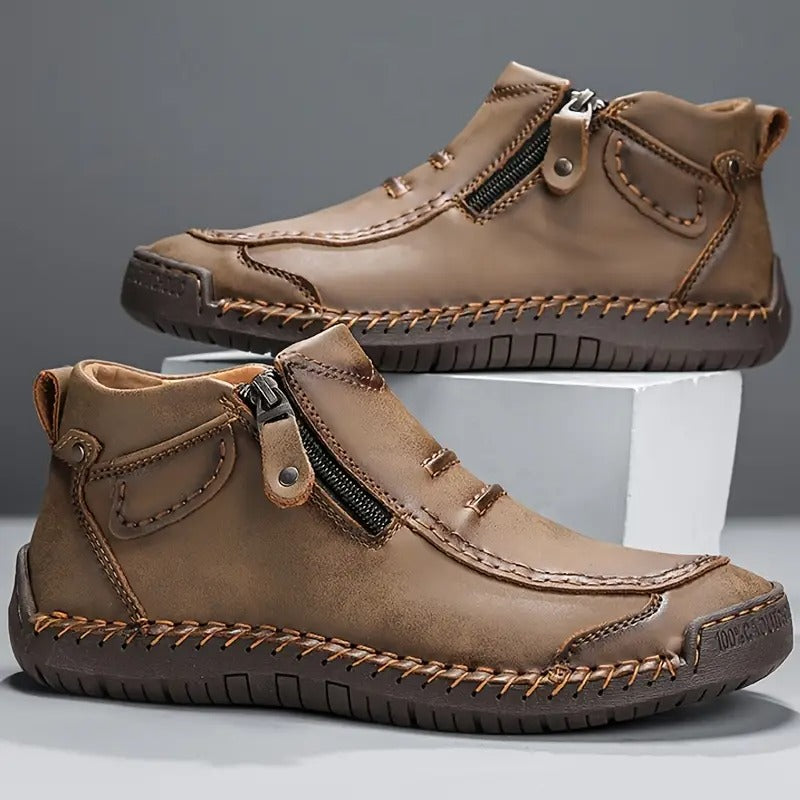 Scarpe uomo ergonomiche con zip laterale