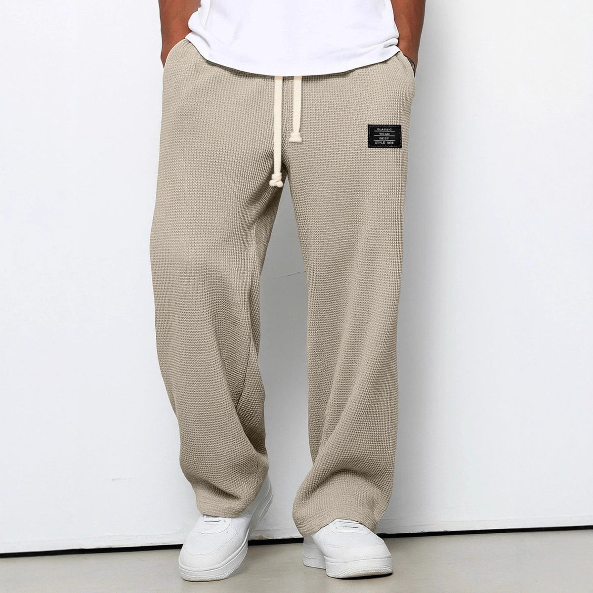 Pantaloni uomo ampi con coulisse