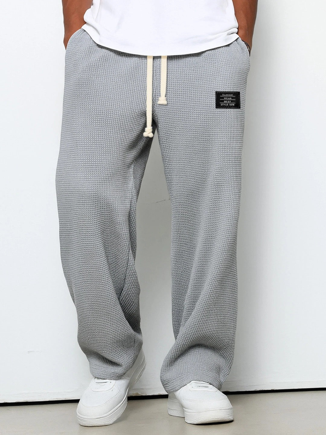 Pantaloni uomo ampi con coulisse