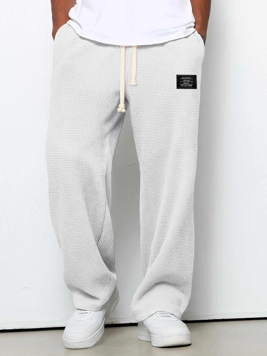Pantaloni uomo ampi con coulisse