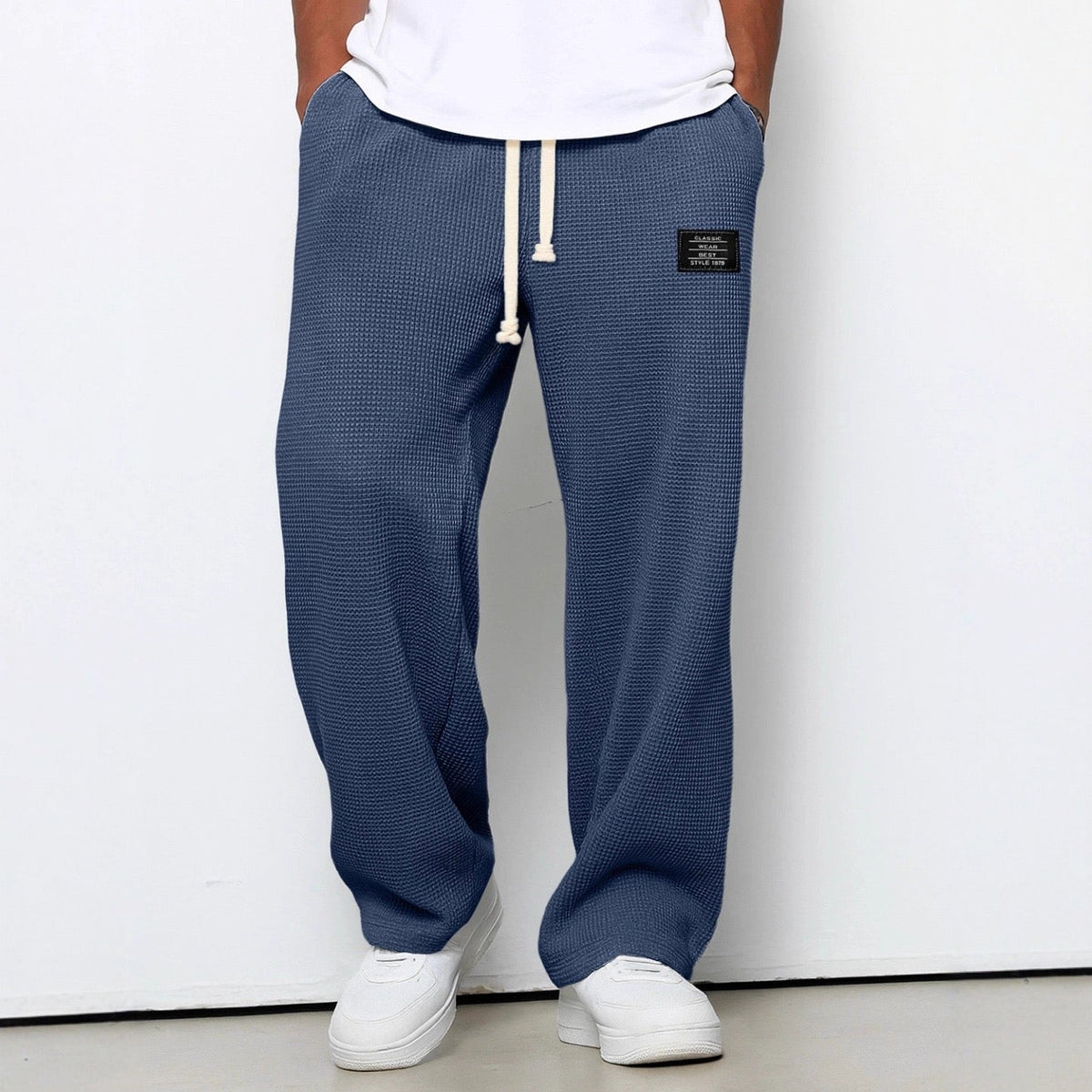 Pantaloni uomo ampi con coulisse