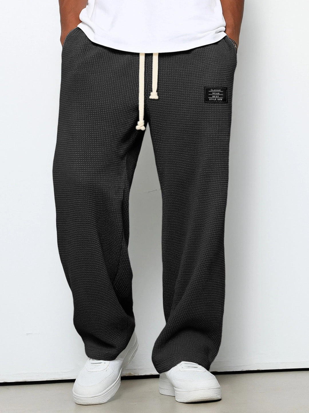 Pantaloni uomo ampi con coulisse